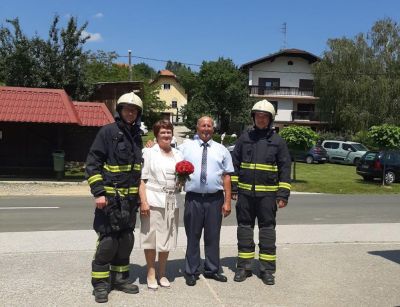 Zlata poroka gasilcev PGD Grabšinski breg