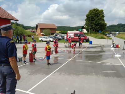 Tekmovanje pionirjev PGD Grabšinski breg v Bresnici